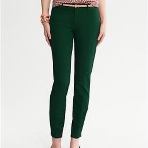 Banana Republic Sloan Ankle Pants - Emerald Green